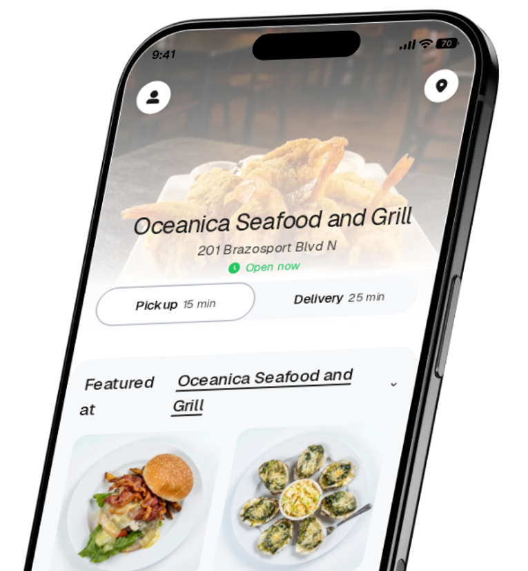 Oceanica Seafood and Grill app preview