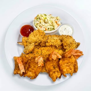 Fried Oysters And Shrimp