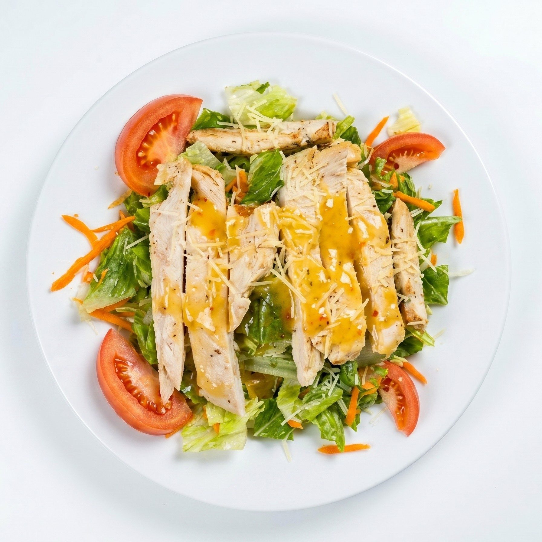 Grilled Chicken Caesar Salad.
